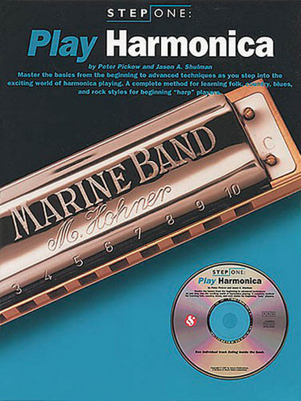 Step One: Play Harmonica&nbsp;&nbsp;Harmonica&nbsp;&nbsp;Buch + CD