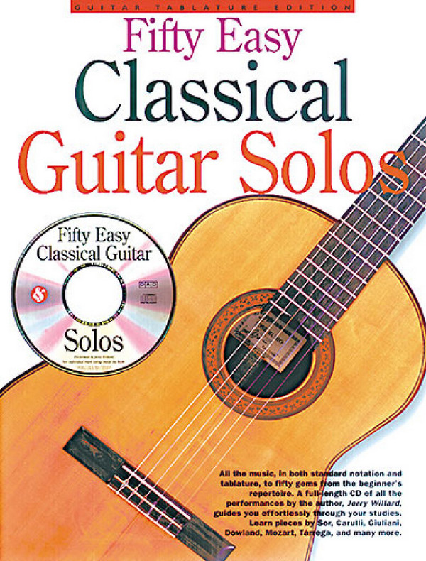 50 easy classical Guitar Solos (+CD)&nbsp;&nbsp;Songbook guitar/tab&nbsp;&nbsp;