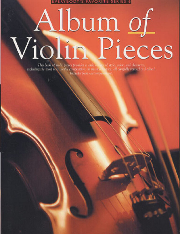 Album of Violin Pieces for&nbsp;&nbsp;violin and piano&nbsp;&nbsp;