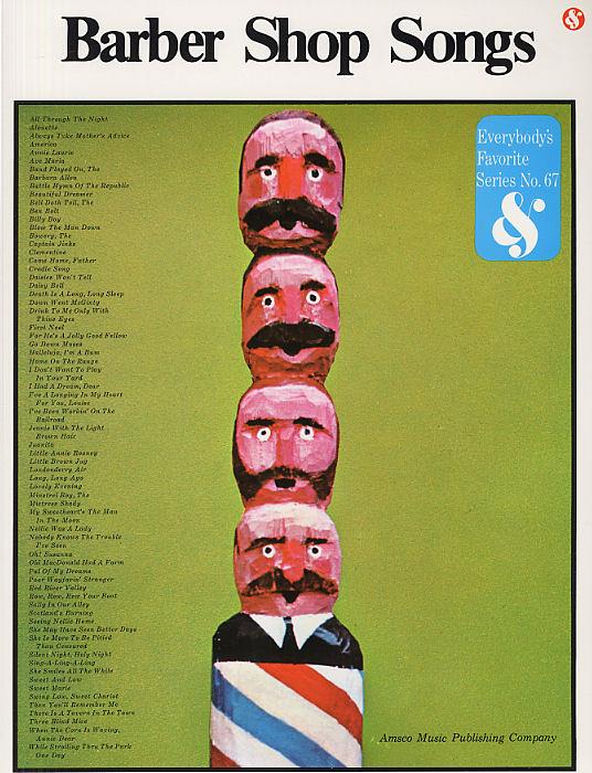 Barber Shop Songs&nbsp;&nbsp;for 4 voices (chorus) and guitar&nbsp;&nbsp;score