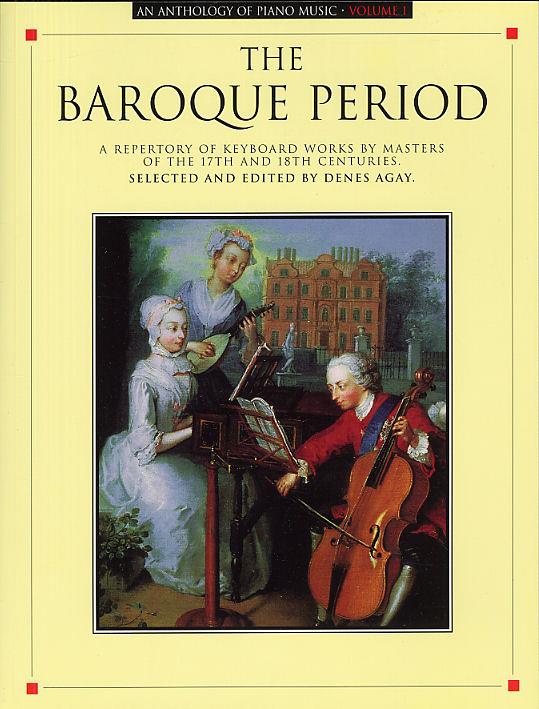 Anthology of Piano Music vol.1&nbsp;&nbsp;The baroque period&nbsp;&nbsp;
