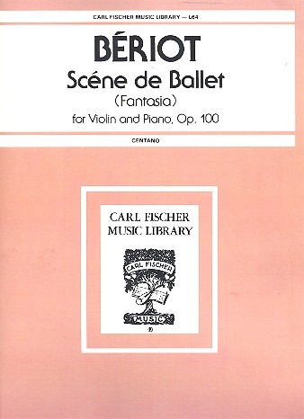 Scene de ballet op.100  for violin and piano  