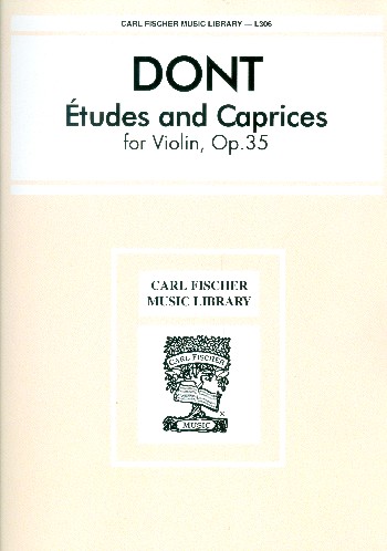 Etudes and Caprices op.35  for violin  