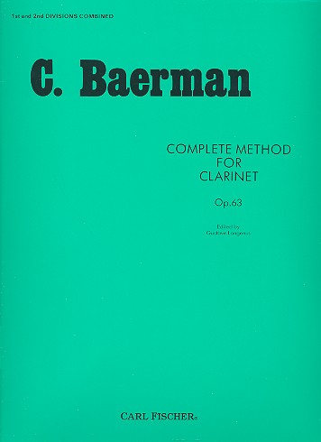 Complete Method op.63 vol.1 & 2  for clarinet  