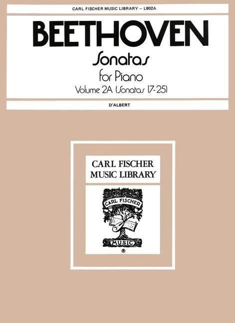 SONATAS NOS.17-25 VOL.2A&nbsp;&nbsp;FOR PIANO&nbsp;&nbsp;D'ALBERT, EUGEN,  ED