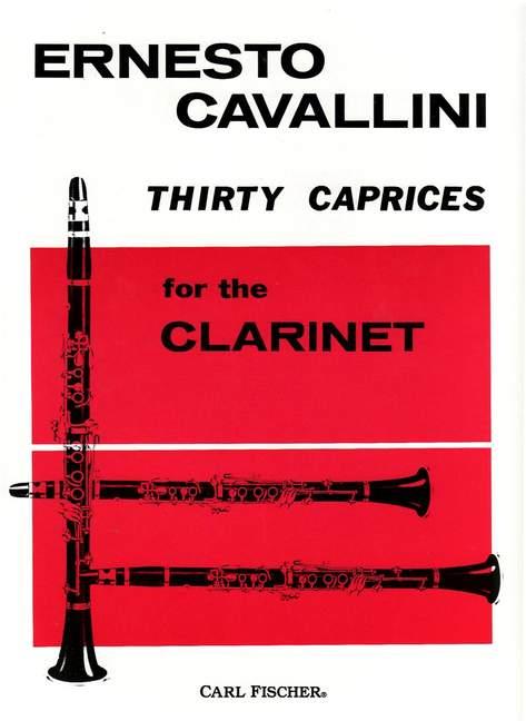 Ernesto Cavallini Thirty Caprices&nbsp;&nbsp;Klarinette&nbsp;&nbsp;