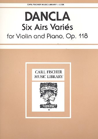 6 Airs varies op.118  for violin and piano  