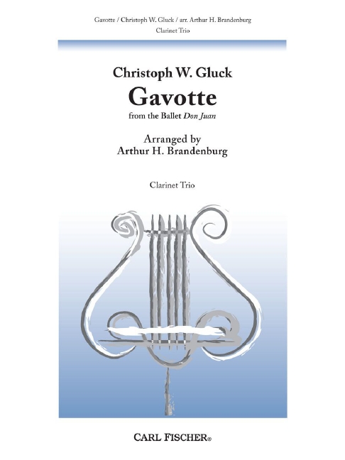 Christopf Von Gluck Gavotte&nbsp;&nbsp;3 Klarinetten&nbsp;&nbsp;Partitur und Stimmen