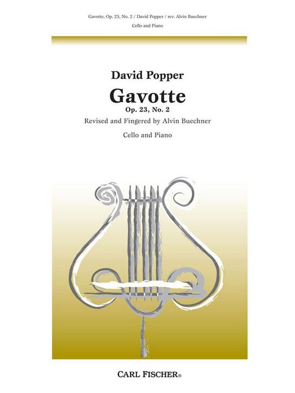 Gavotte op.23,2 for cello and piano    