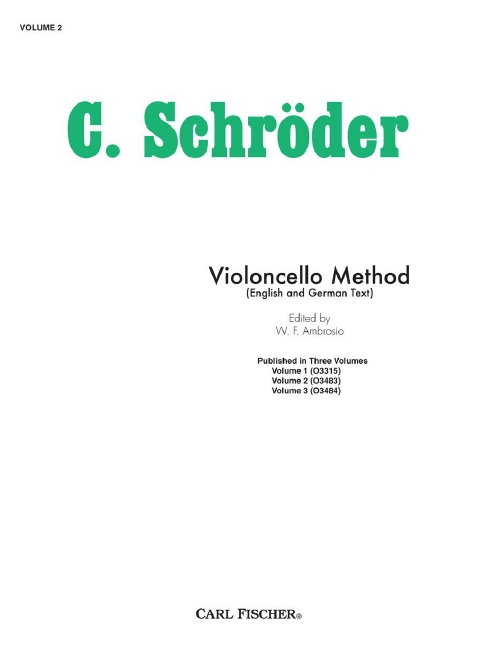 Violoncello Method&nbsp;&nbsp;for violoncello (en/dt)&nbsp;&nbsp;