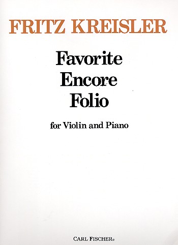 Favorite Encore Folio  for violin and piano  