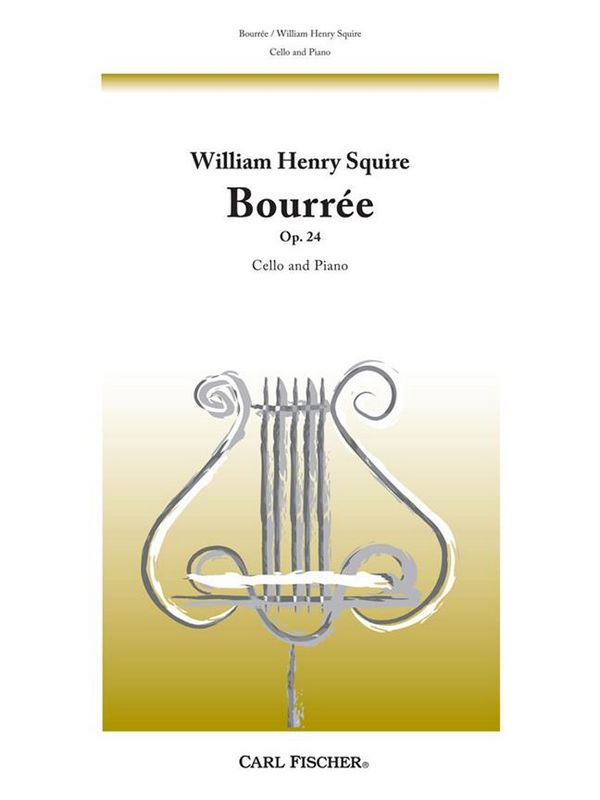 Bourrée op.24  for cello and piano  