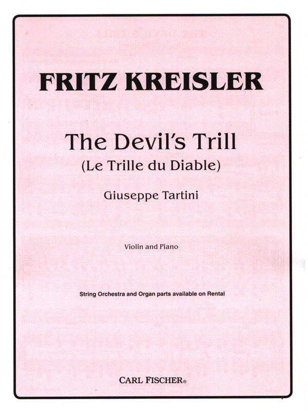 The Devil's Trill&nbsp;&nbsp;for violin and piano&nbsp;&nbsp;