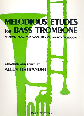 Melodious Etudes  for bass trombone  