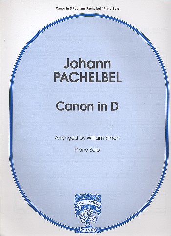 Canon in D &nbsp;&nbsp;for piano solo&nbsp;&nbsp;