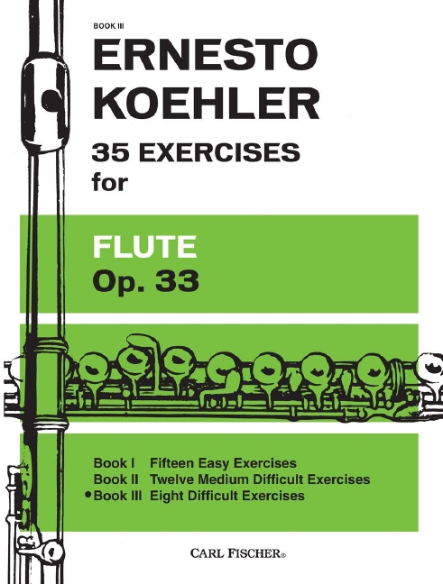Ernesto Kohler 35 Exercises for Flute&nbsp;&nbsp;Flöte&nbsp;&nbsp;