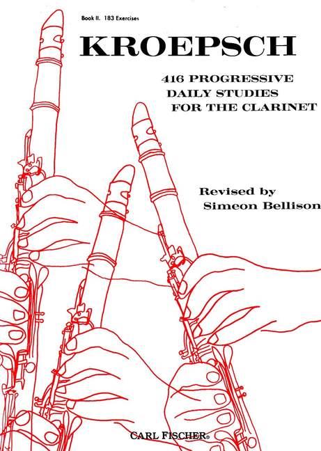 416 progressive daily Studies vol.2  183 exercises for the clarinet  