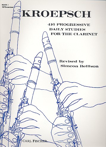 416 progressive daily Studies vol.1  167 exercises for clarinet  