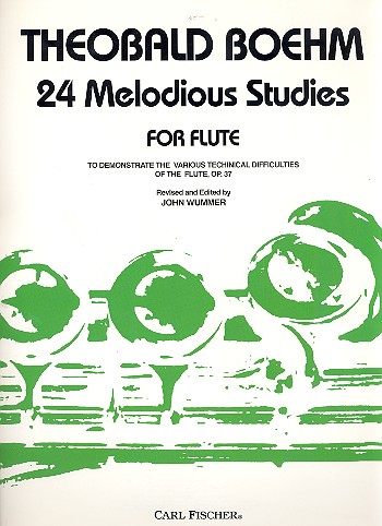 24 melodious Studies op.37  for flute  