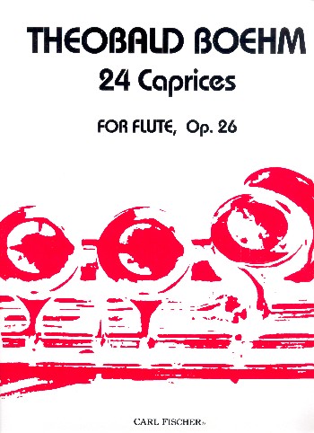 24 caprices op.26 for flute in  pleasing and melodious style  