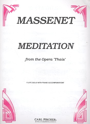 Medition from Thais for flute and piano    