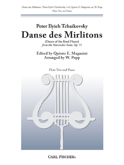 Danse des mirlitons op.71&nbsp;&nbsp;for 3 flutes and piano&nbsp;&nbsp;