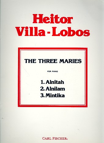 The three Maries W411  for piano  