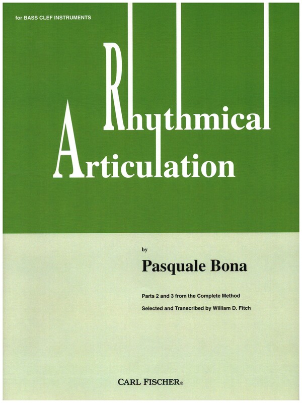 Rhythmical Articulation&nbsp;&nbsp;for bass clef instruments&nbsp;&nbsp;