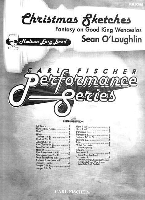 Christmas Sketches (Fantasy On 'Good King Wenceslas')&nbsp;&nbsp;Blasorchester&nbsp;&nbsp;Partitur