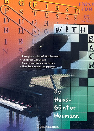 FIRST FUN WITH BACH&nbsp;&nbsp;FOR PIANO&nbsp;&nbsp;HEUMANN, HANS-GUENTER,  ED