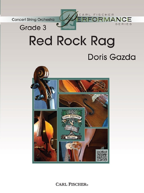 Doris Gazda Red Rock Rag&nbsp;&nbsp;Streichorchester&nbsp;&nbsp;Partitur und Stimmen