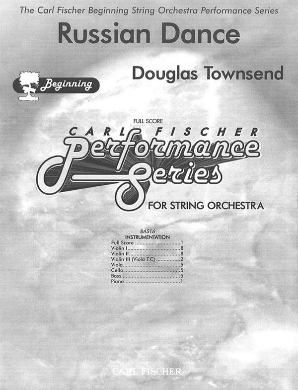 Douglas Townsend Russian Dance&nbsp;&nbsp;Streichorchester&nbsp;&nbsp;Partitur