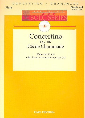 Concertino op.107 (+CD)  for flute and piano  