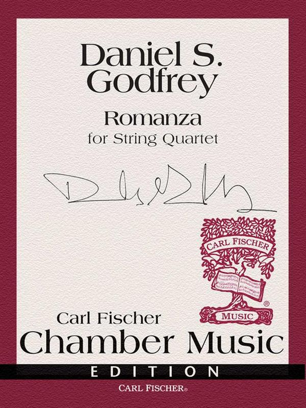 Daniel Godfrey Romanza&nbsp;&nbsp;Streichquartett&nbsp;&nbsp;Partitur und Stimmen