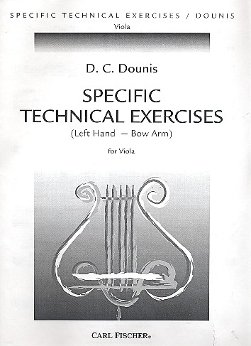 Specific Technical Exercises&nbsp;&nbsp;for viola&nbsp;&nbsp;left hand an bow arm