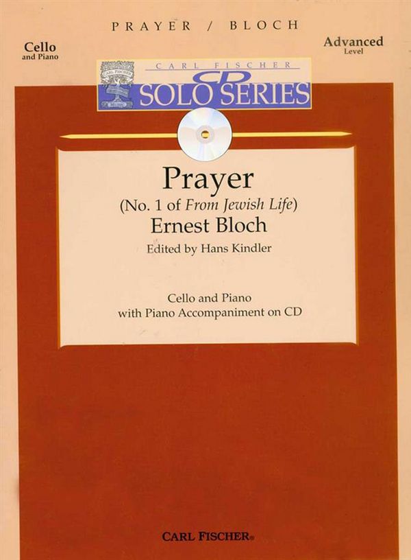 Prayer (+Online Audio)   for cello and piano  