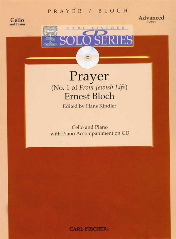Prayer (+Online Audio) &nbsp;&nbsp;for cello and piano&nbsp;&nbsp;