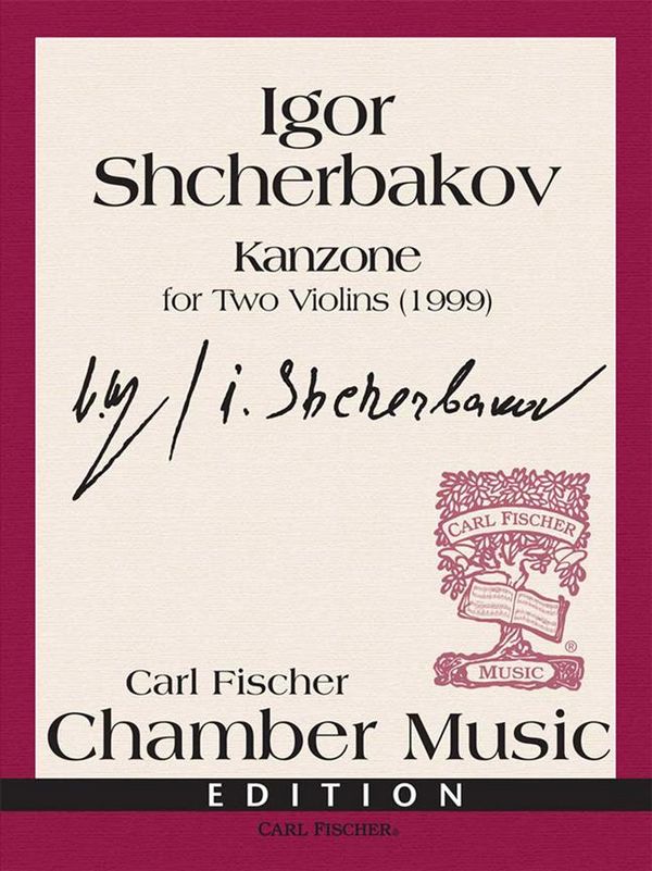 Igor Shcherbakov Kanzone&nbsp;&nbsp;2 Violinen&nbsp;&nbsp;Stimmensatz