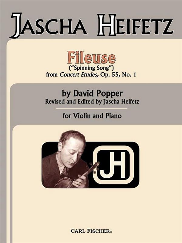David Popper Fileuse&nbsp;&nbsp;Violine und Klavier&nbsp;&nbsp;