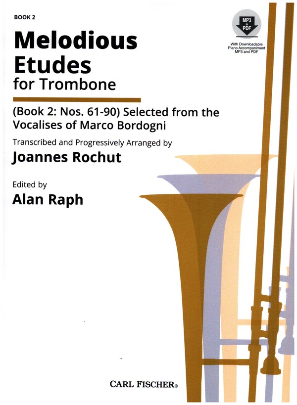 Melodious Etudes vol.2  for trombone  