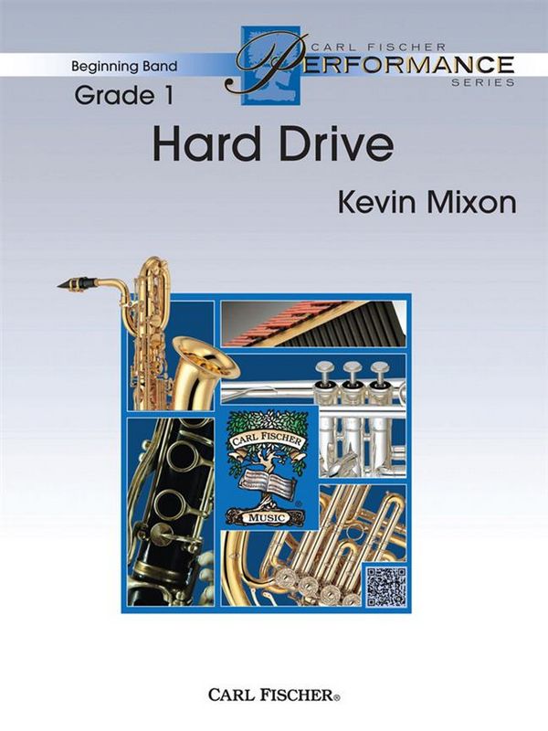 Kevin Mixon Hard Drive&nbsp;&nbsp;Blasorchester&nbsp;&nbsp;Partitur und Stimmen