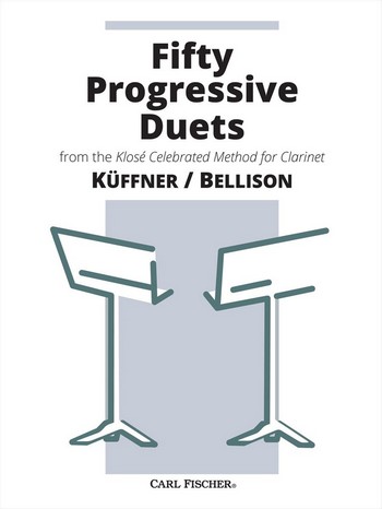 50 Progressive Duets  für 2 Klarinetten  Spielpartitur