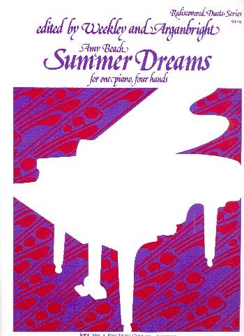 Summer Dreams  for piano 4 hands  score