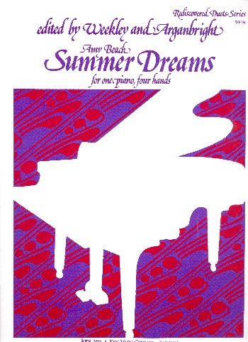 Summer Dreams&nbsp;&nbsp;for piano 4 hands&nbsp;&nbsp;score