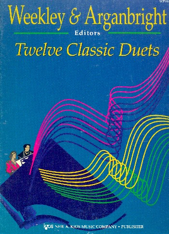12 classic Duets  for piano 4 hands  score