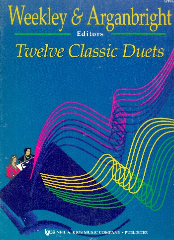 12 classic Duets&nbsp;&nbsp;for piano 4 hands&nbsp;&nbsp;score