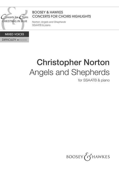 Angels and Shepherds  für gemischter Chor (SSATBB) und Klavier  Chorpartitur