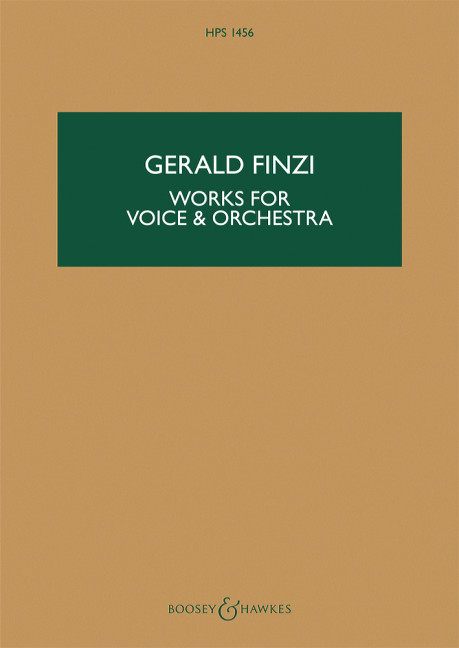Works for Voice and Orchestra HPS1456  für Singstimme und Orchester  Studienpartitur