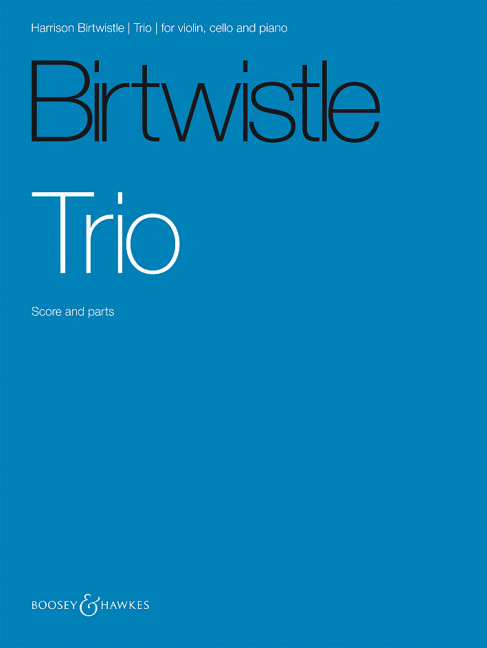 Trio&nbsp;&nbsp;für Violine, Violoncello und Klavier&nbsp;&nbsp;Partitur und Stimmen
