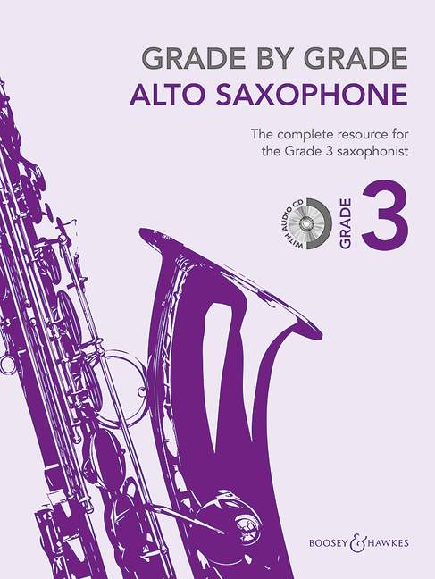 Grade by Grade - Grade 3 (+CD)&nbsp;&nbsp;for alto saxophone and piano&nbsp;&nbsp;